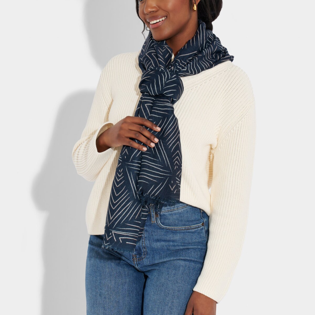 METALLIC SCARF | GEOMETRIC STAR